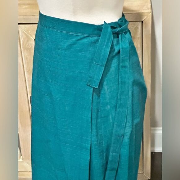 Good Things Women’s Wraparound Boho Straight Three-fold Maxi Skirt in X-Large - Picture 4 of 15